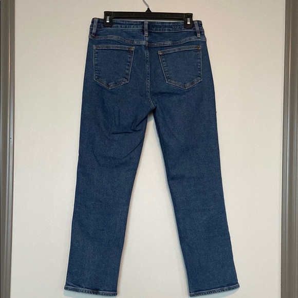 Vigoss Women's Straight Leg Jeans - Dark Blue - Picture 4 of 6